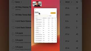 Search your inventory by description in Truck Packer
