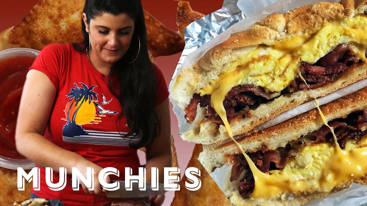 The Dinner Table Cures their Hangover with Bacon Egg & Cheese Wontons | Munchies