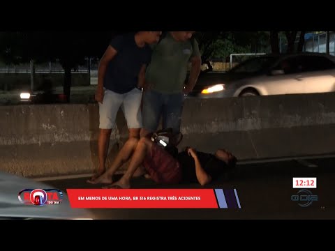BR-316 registra três acidentes em menos de uma hora 29 08 2024