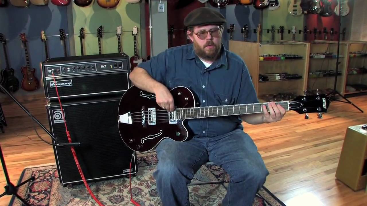 Fat Tone Guitars Gretsch G6073 Electrotone Bass and Ampeg SVT
