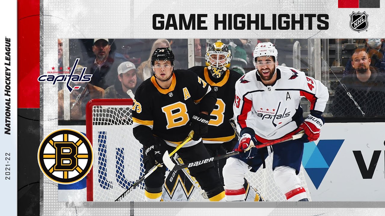Capitals @ Bruins 1/20/22 | NHL 