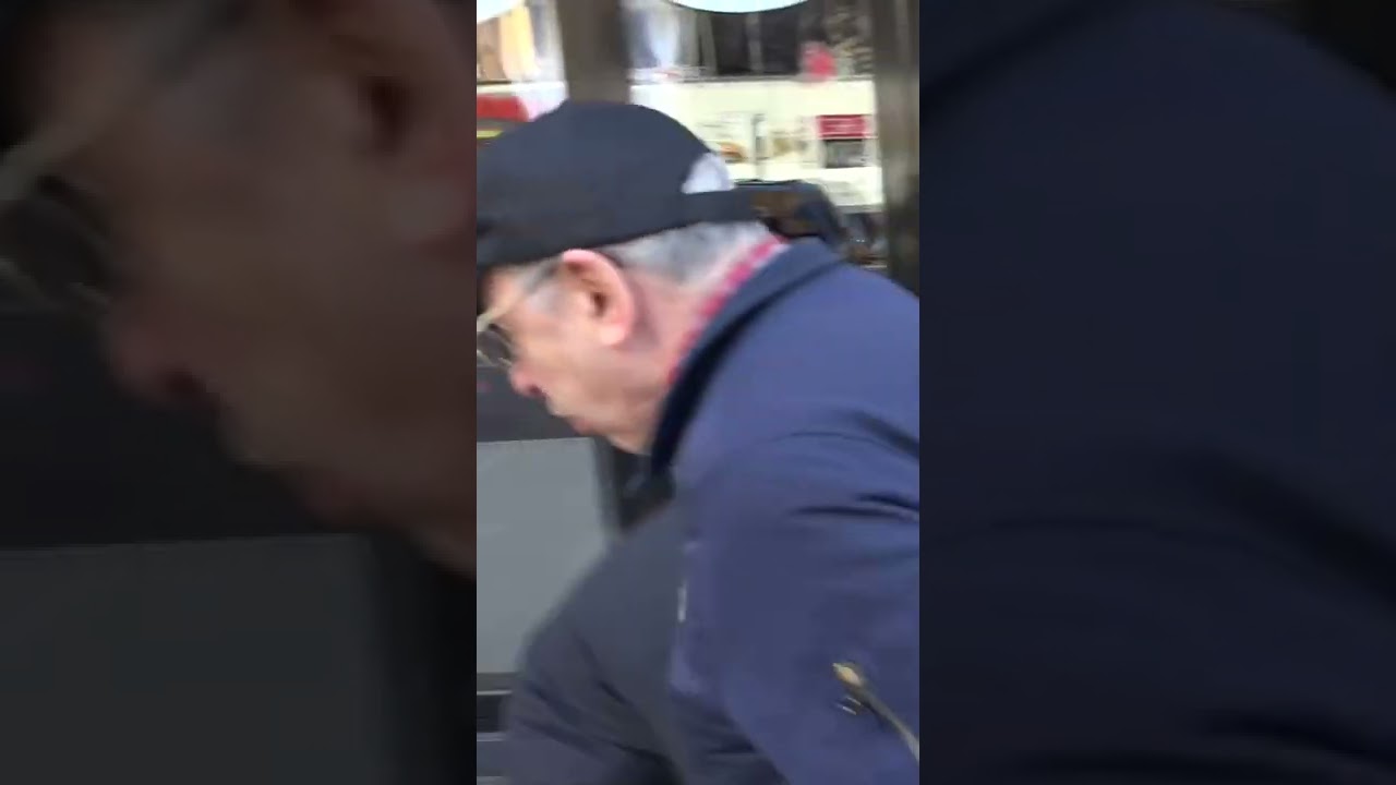 Old Man Throws His Back Out In Front Of Dave Portnoy During Pizza Review
