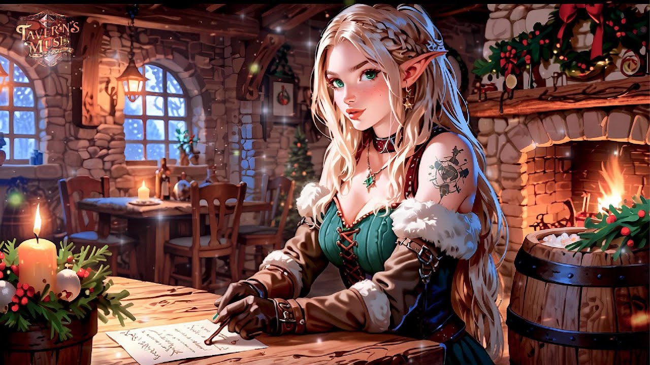 Celtic Bard Music for a Magical Medieval Christmas 🎄 | Elven Tavern Melodies & Holiday Ambience