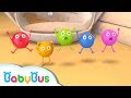 5 Caramelos Coloridos Nadando | Canción Infantil | Colores Para Niños | BabyBus Español