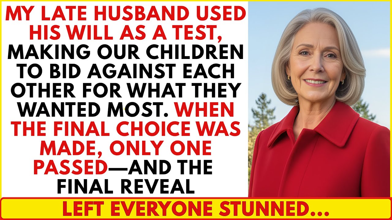 My Late Husband Hid A Secret Test in His Will: Only One Child Passed—The Truth Broke Our Family