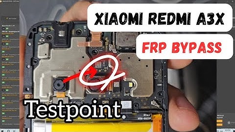 Xiaomi redmi A3x (SPD) testpoint frp bypass