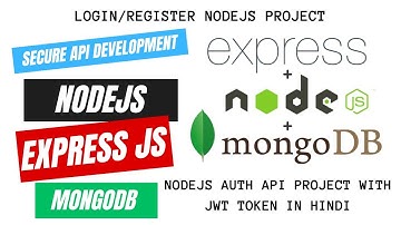 🔥#15 Building a Secure Authentication API with Node.js, MongoDB, and JWT Tokens in Hindi. #nodejs