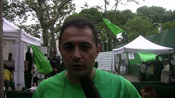 Dr. Nader Hashemi on green movement in Iran (Hunger Strike @ UN headquarters)