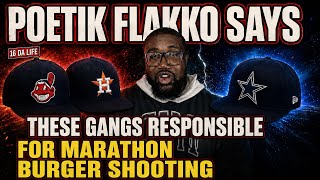 POETIK FLAKKO SAYS “ FOOTAGE OF MARATHON SHOOTING WILL SEND THIS CRIP TO PRISON “ 