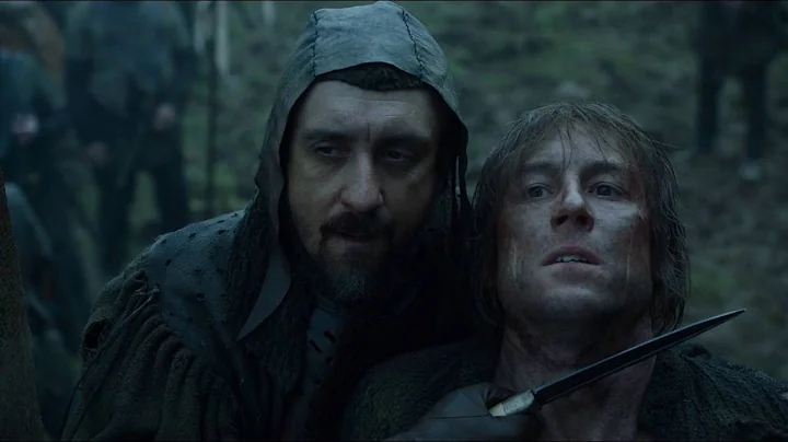 Jaime Lannister slaps one of the Freys holding Edm...