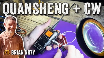 Pas uw Quansheng aan voor CW zonder adapterkabel