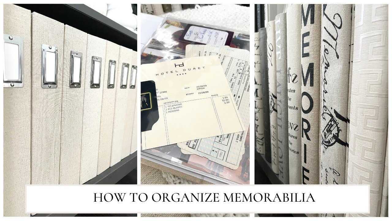 How To Organize Memorabilia YouTube