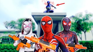 TEAM SPIDER-MAN vs ALIEN SUPERHERO - Special NEW SUPER HERO Battle