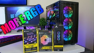 RGB OVERLOAD!!! - Corsair Commander Pro, RGB HD Fans & Node Pro Installation