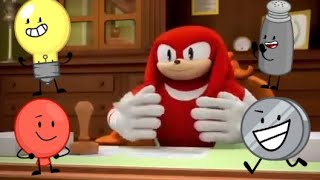 Knuckles rates Inanimate Insanity Characters!