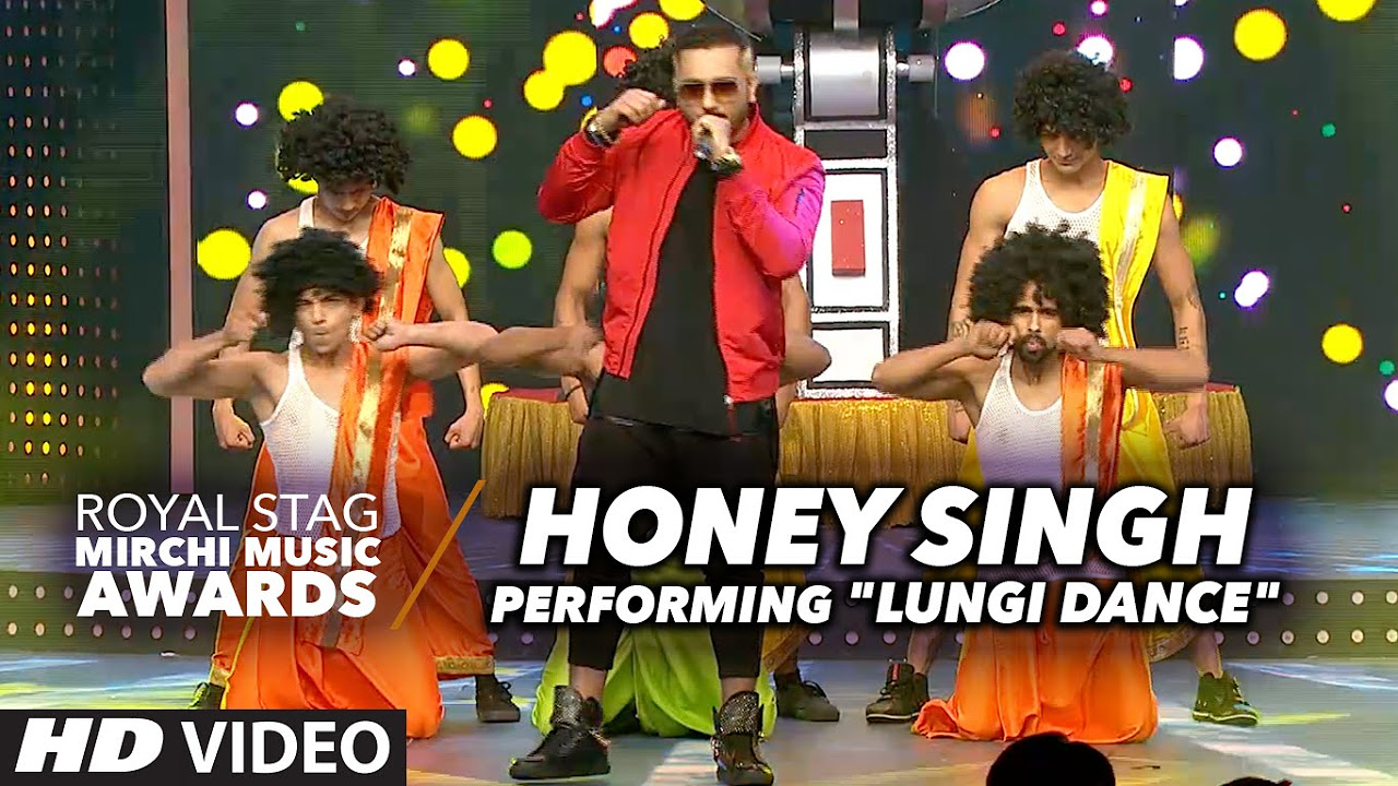 Honey Singh Energetic Performance On LUNGI DANCE At The Royal Stag Mirchi Music Awards 2016