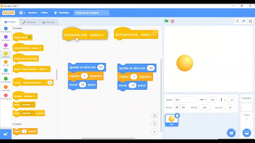 Scratch   mover un objeto con las flechas de direccion