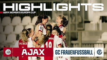Through to the last 16 😍 | Highlights Ajax Vrouwen - GC Frauenfussball  | UEFA Women