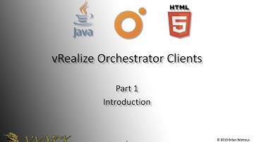 vRO Clients - Part 1 - Intro