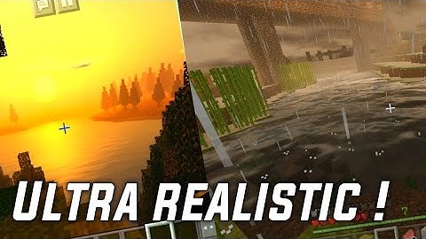 Top 3 Ultra realistic shaders for Mcpe 1.16