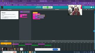 Code.org Music Lab level 5  repeat loop