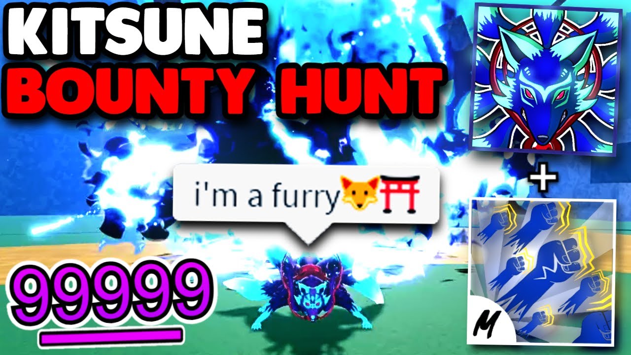 The BEST Kitsune COMBO In UPDATE 21... (Blox Fruits Bounty Hunting ...