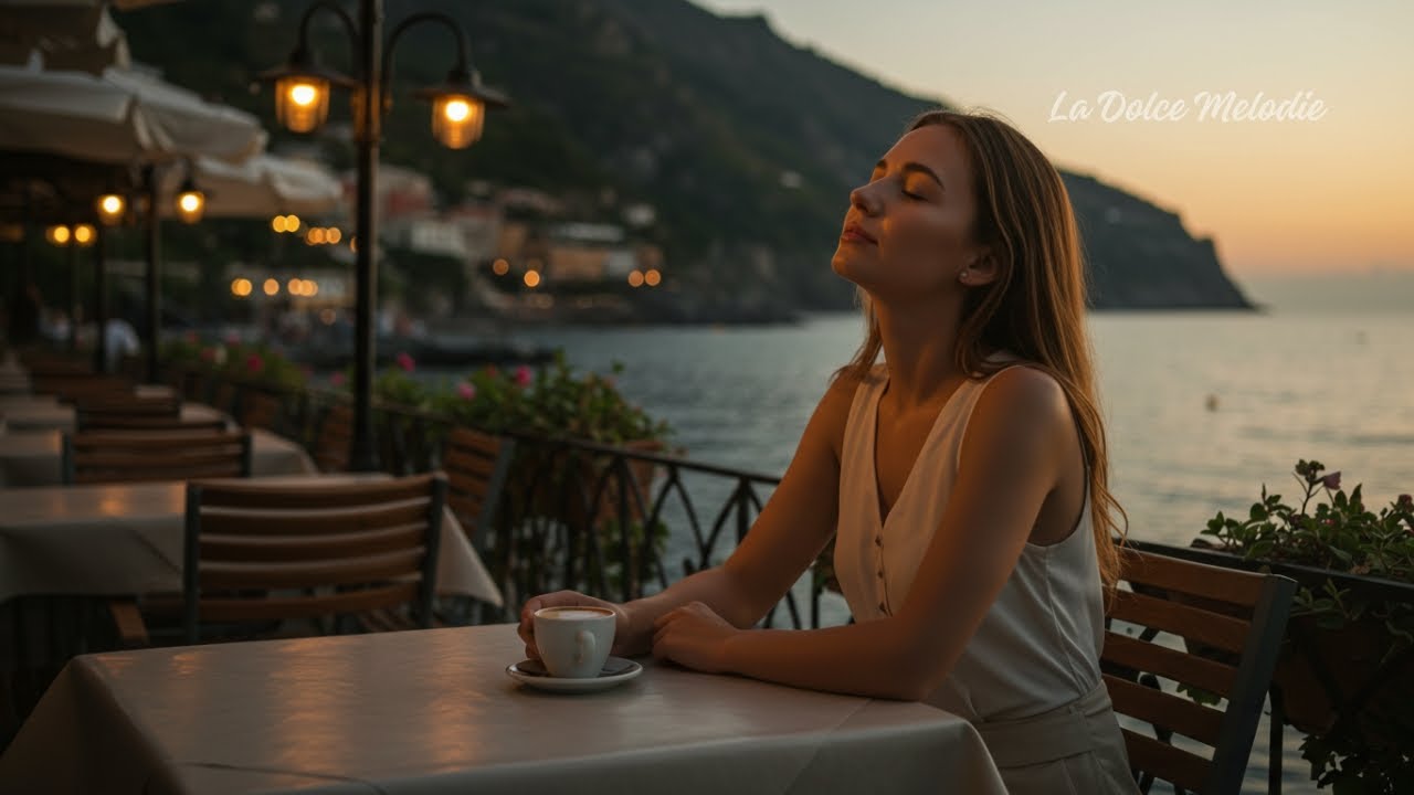 Quiet Italian Night Ambience LIVE | Calm Mediterranean Music for Late Evenings
