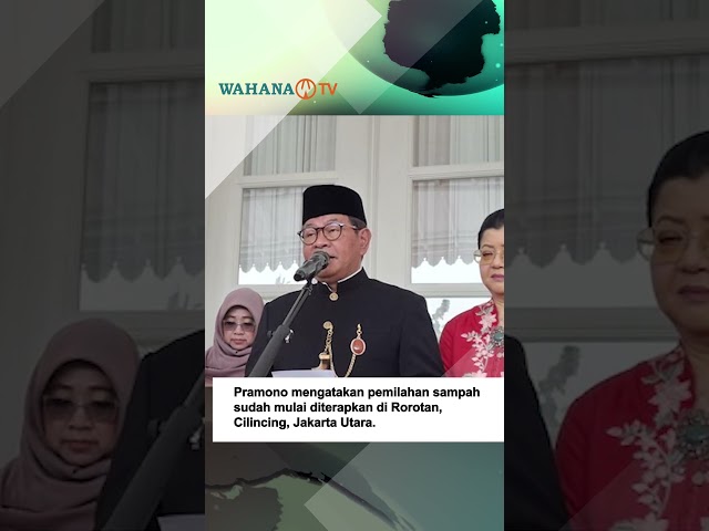 Pramono Teken Ingub Pemilahan Sampah