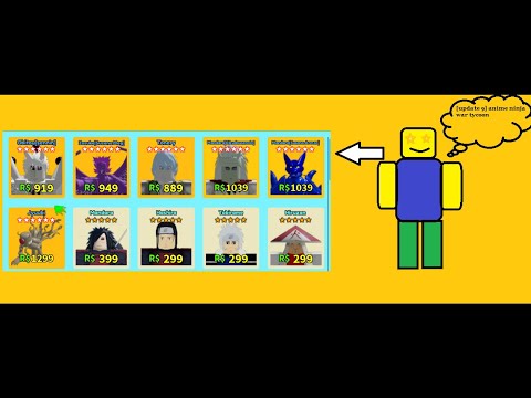 ახალი განახლება [Update9]Anime Ninja War Tycoon