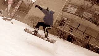 Urban Snowboarding in Montreal
