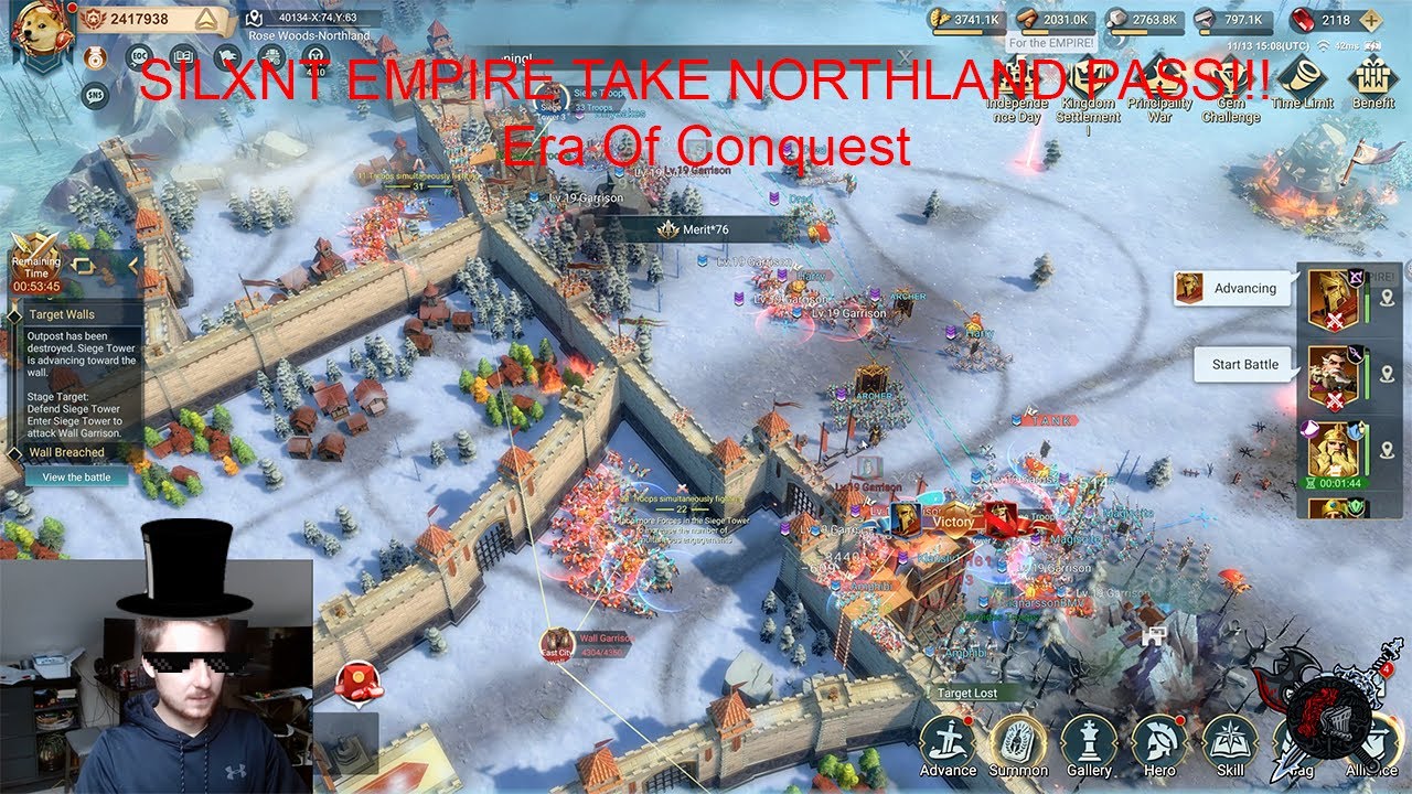 SILXNT EMPIRE TAKES FIRST NORTHLAND PASS!!! SERVER 10 | Era Of Conquest