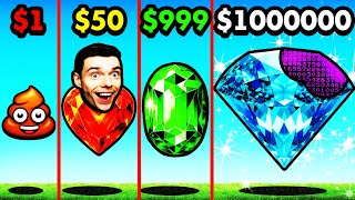 $1 GEM vs $1,000,000 DIAMOND screenshot 3