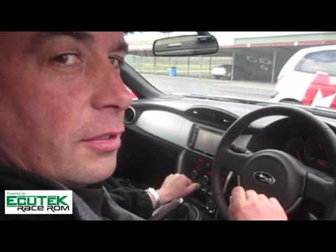 Subaru BRZ launch control with factory ECU MRT performance tune with