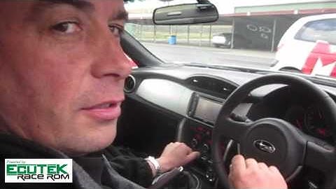 Subaru BRZ launch control with factory ECU MRT performance tune with EcuTeK Software