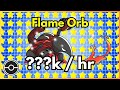 PokeMMO Money Making while Shiny Hunting Heatmor Statistically Analyzed - Flame Orb Farming in Unova
