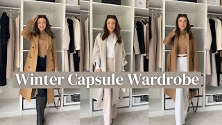 HOW TO BUILD A CAPSULE WARDROBE - CHIC WINTER ESSENTIALS