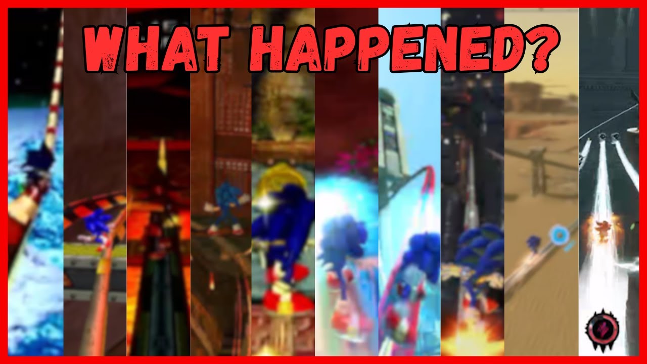 Упадок скольжения по рельсам в 3D-играх про Соника