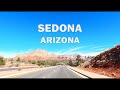 Sedona, AZ - Driving Downtown 4K