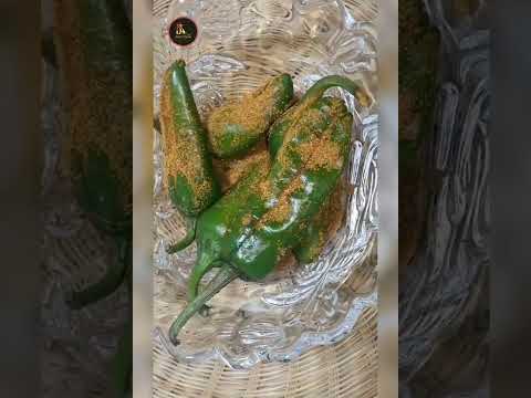 Stuffed Green chilies For Achar Gosht/ Shorts/ Food Junction