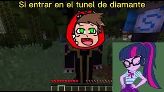 Las mane 7 Reaccionan a Mikecrack ¡NO ENTRES AL TÚNEL DE TERROR EQUIVOCADO EN MINECRAFT!