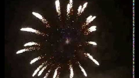 Five Inch Firework Shell In Slow Motion x 4