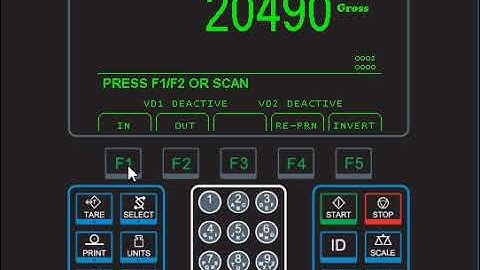 How to weigh in out for ZM615 app