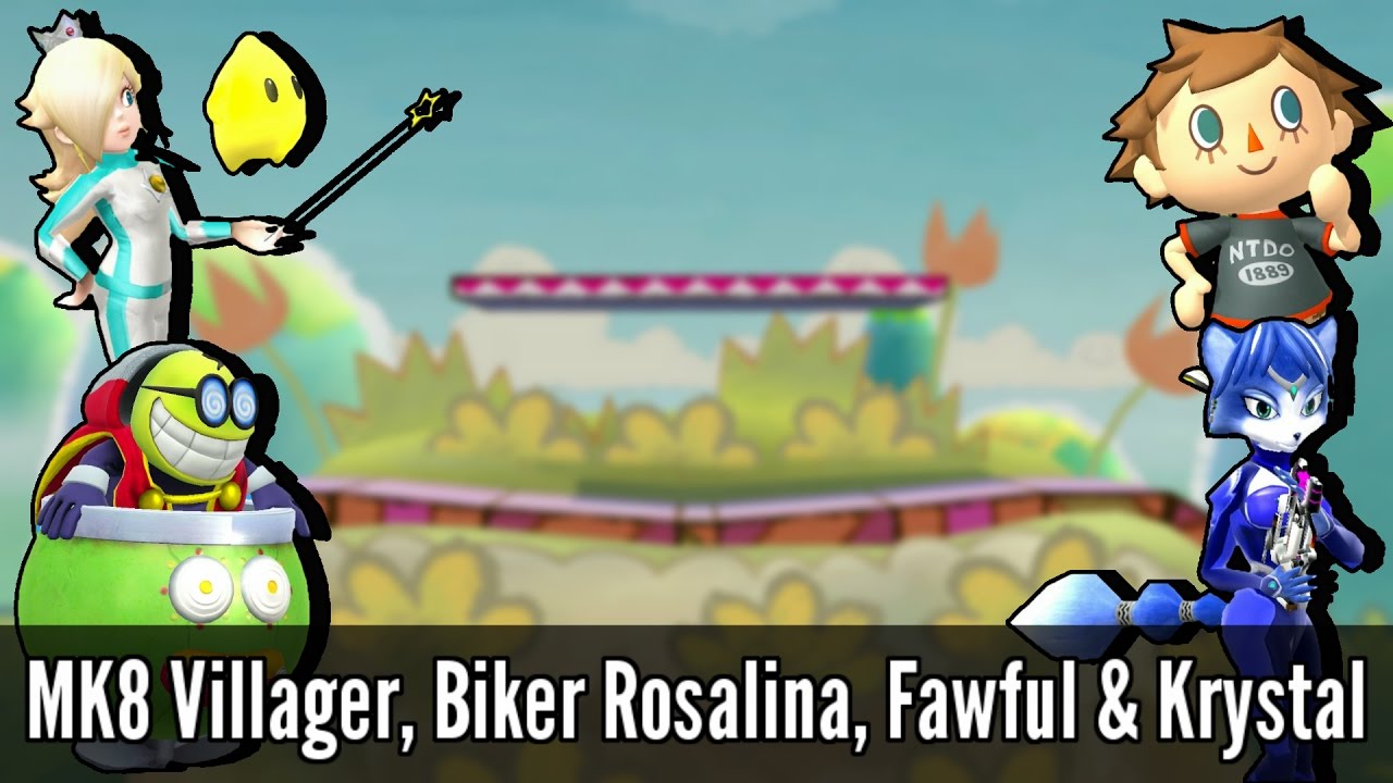 Retro Suit Samus Boshi Gooey Biker Rosalina Super Smash Bros - roblox guest dimentio sora bowser jr the patty wagon super smash bros wii u mods