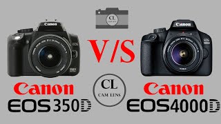 Canon EOS 350D VS Canon EOS 4000D