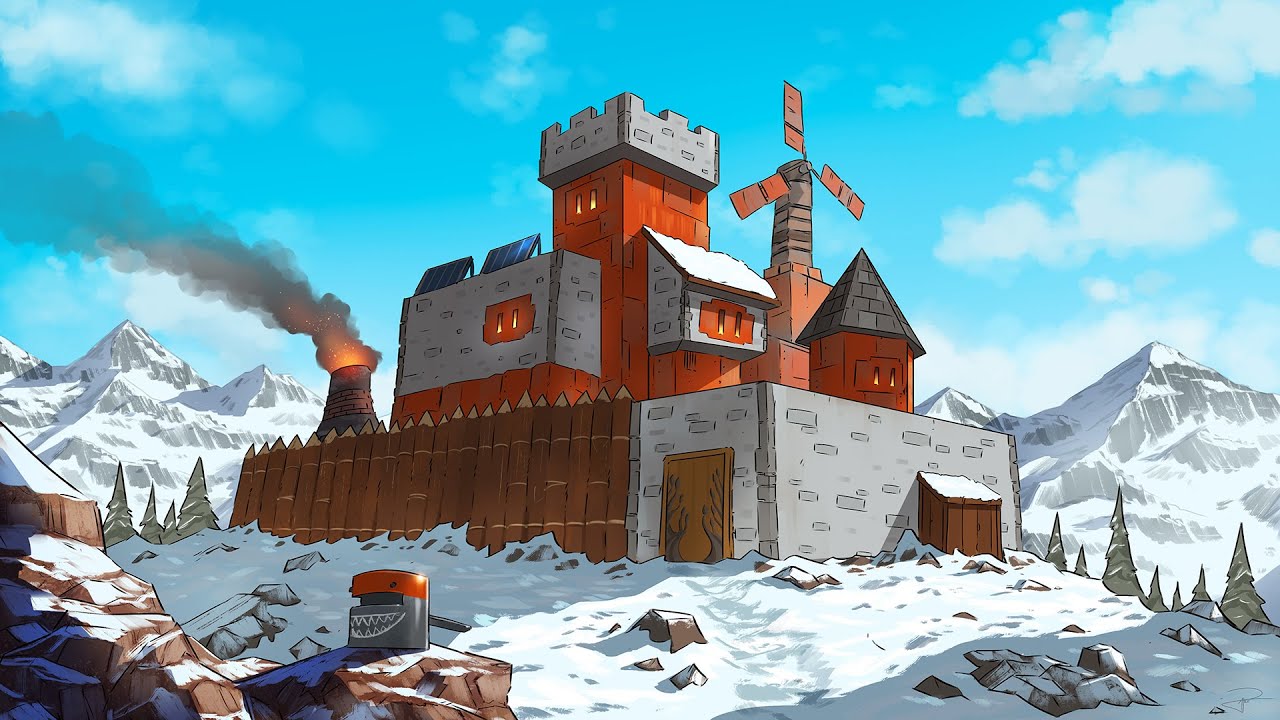 I Built a Solo Ice Castle in Rust