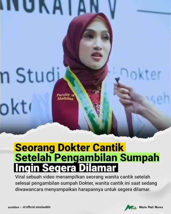 Seorang Dokter Cantik Ingin Segera Dilamar | Mata Pali