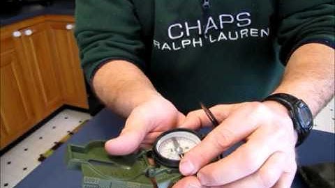 How to Shoot an Azimuth With Your Lensatic Compass