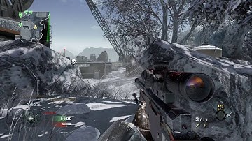 Sniping with the L96A1 on Array in black ops