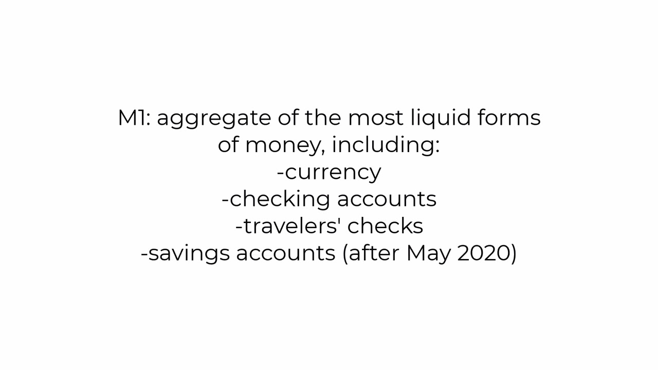 Principles of Macroeconomics 16.2: Monetary Aggregates - M1 & M2