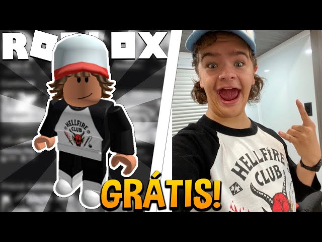 COMO TER A CAMISA DO STRANGER THINGS (Hellfire) DE GRAÇA NO ROBLOX 